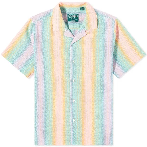 Рубашка Gitman Vintage Baja Blanket Camp Shirt, цвет Pastel