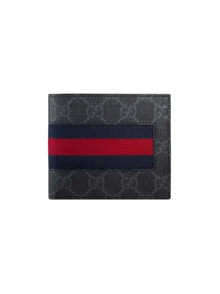 Gucci GG Supreme Web coin wallet