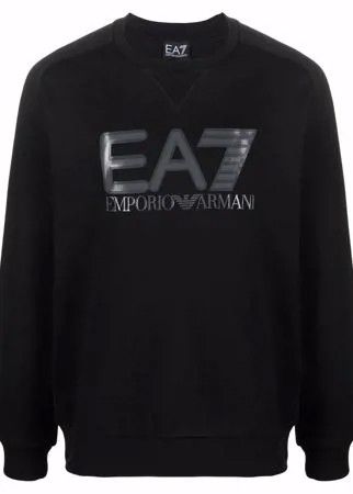 Ea7 Emporio Armani толстовка из джерси с логотипом