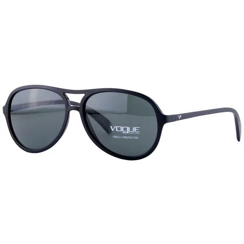 Солнцезащитные очки Vogue eyewear, авиаторы, оправа: пластик, с защитой от УФ, для мужчин, черный