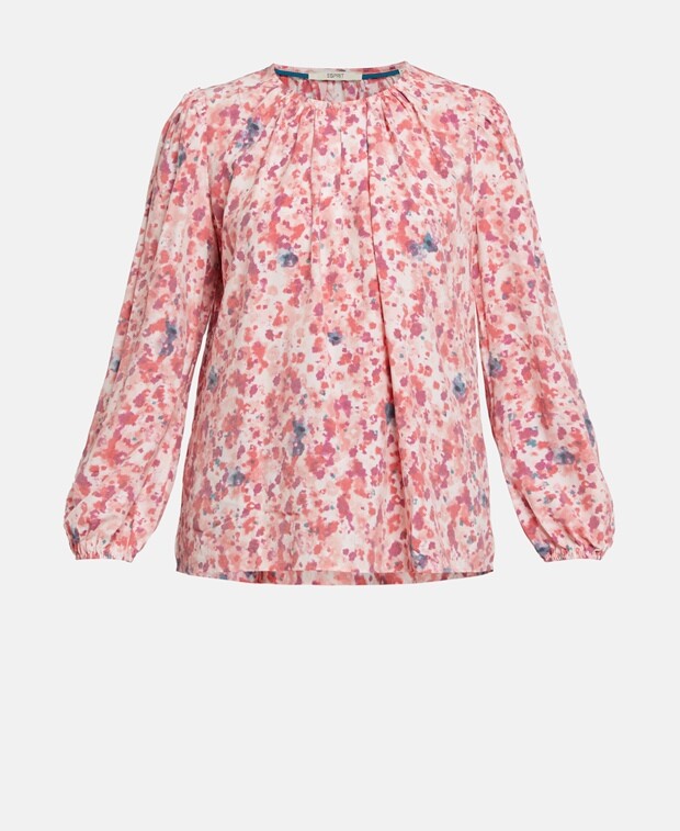 Рубашка блузка Esprit, розовый