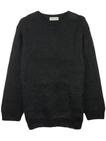 Фактурный джемпер Yohji Yamamoto, черный