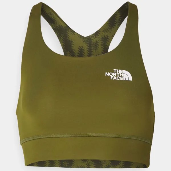 Топ The North Face Flex Medium Support Sports, оливковый