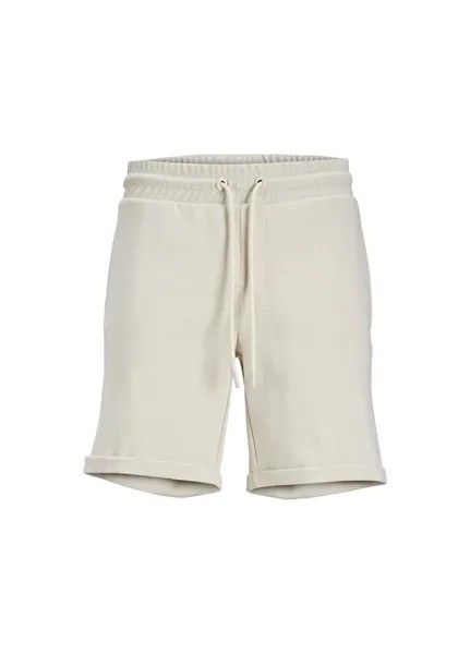 Кремовые мужские спортивные шорты Comfort Fit JPSTSMART SWEAT SHORTS AM Jack & Jones, кремовый
