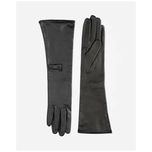 Перчатки Rindi, демисезон/зима, натуральная кожа, подкладка, размер 7.5, черный
