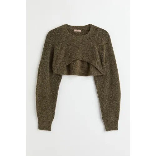 Джемпер H&M, размер 3XL, хаки