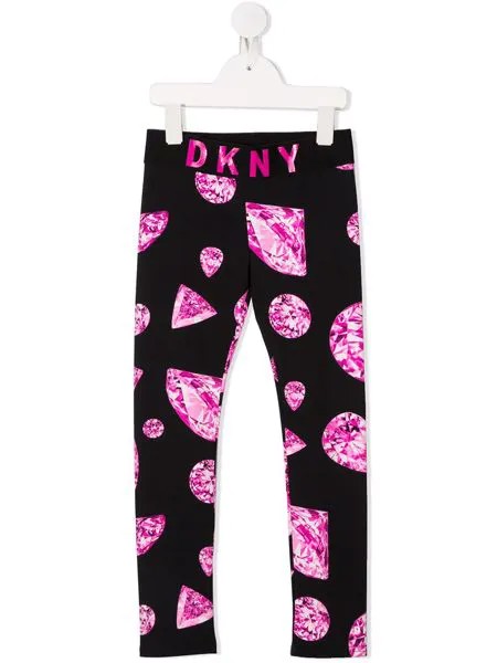 Dkny Kids легинсы с логотипом