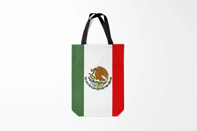 Сумка шoппер унисекс Burnettie Сборная Мексики Мексика Чемпионат Мира, черный