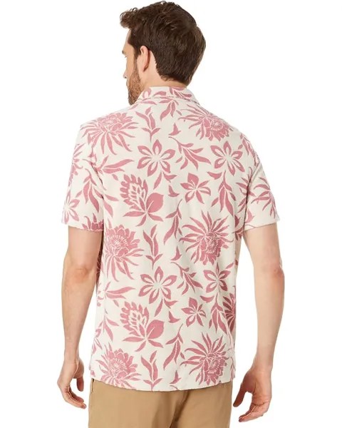 Рубашка Faherty Cabana Towel Terry Shirt, цвет Shell Rose Blossom
