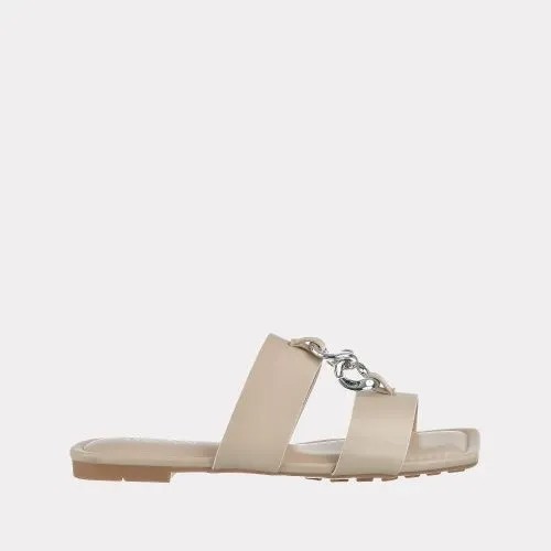 Сланцы женские Versiya shop SW531 бежевые 41 RU