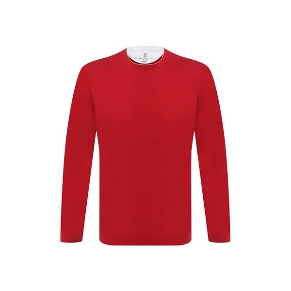 Хлопковый лонгслив Brunello Cucinelli