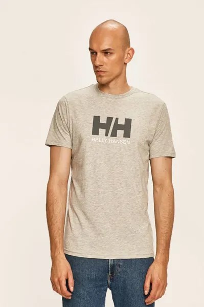 Футболка ФУТБОЛКА С ЛОГОТИПОМ HH Helly Hansen, серый