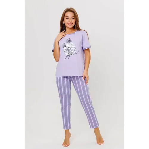 Пижама  Modellini, размер 58, фиолетовый