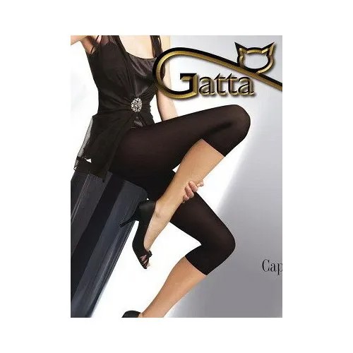 Капри  Gatta, прилегающий силуэт, повседневный стиль, размер 46, черный
