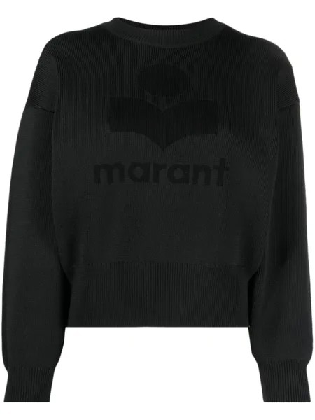 Marant Étoile джемпер в рубчик, черный