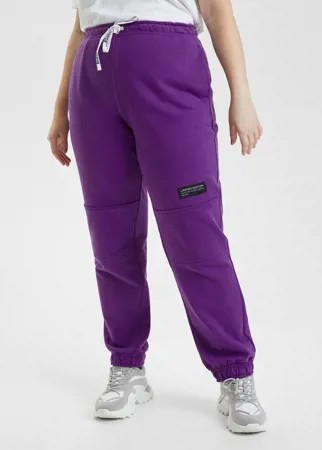 Спортивные брюки женские BARMARISKA БЖ8-Б0442 фиолетовые 60-62