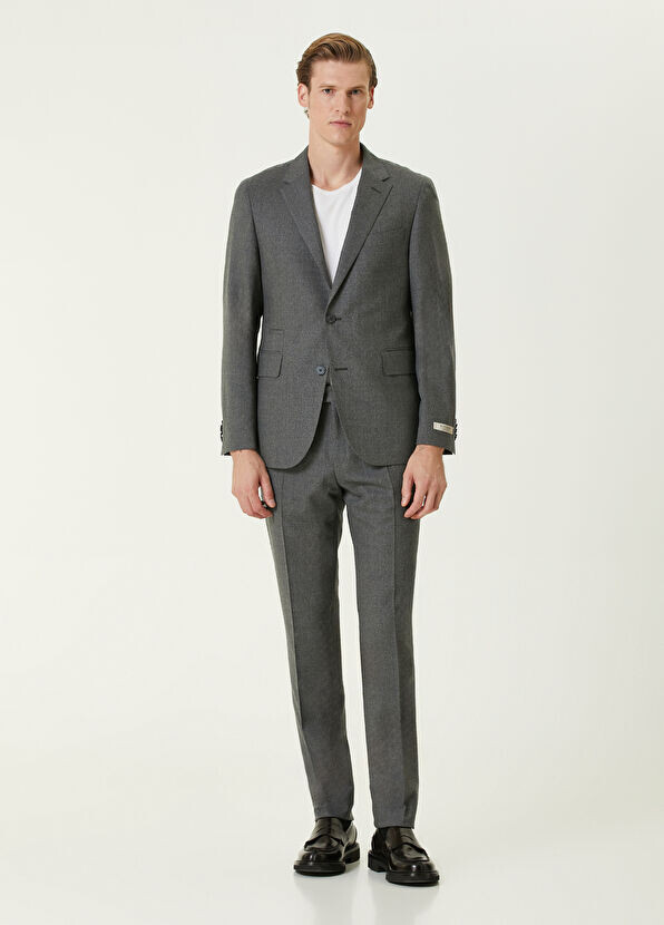 Шерстяной костюм Drop 7 Beymen Collection, серый