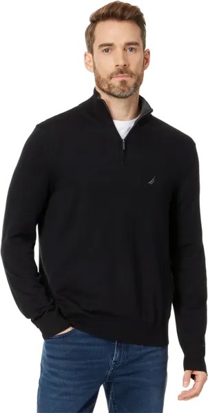 Свитер Navtech на молнии 1/4 Nautica, цвет True Black