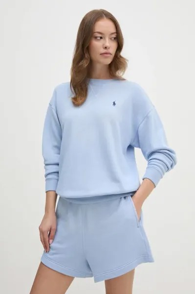 Хлопковая толстовка Polo Ralph Lauren, синий