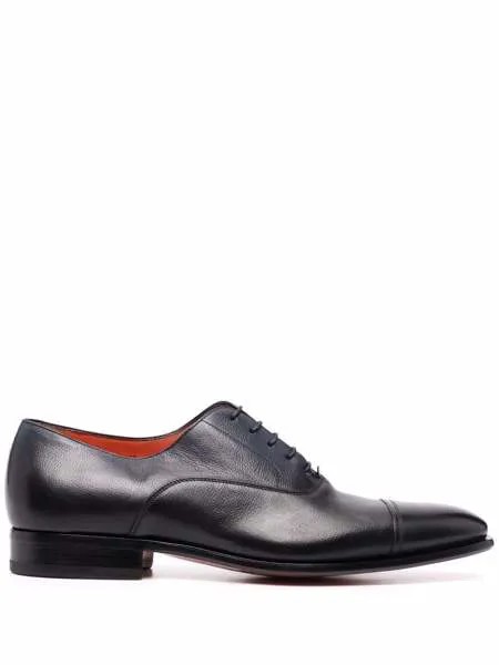 Santoni оксфорды с миндалевидным носком