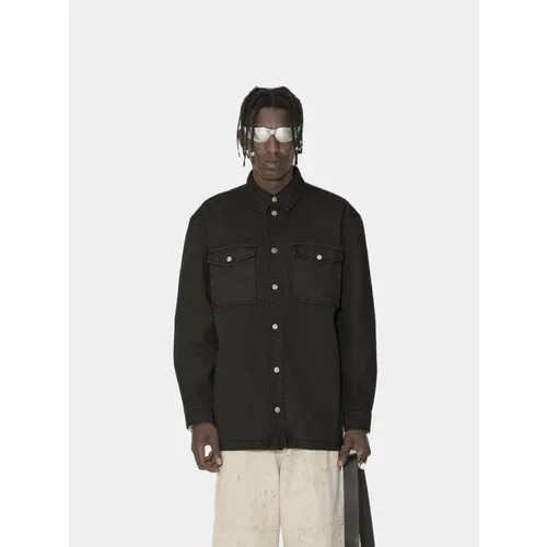 Рубашка Han Kjøbenhavn, Boxed Overshirt, размер 46, черный