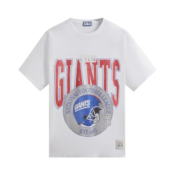 Kith For The NFL: винтажная футболка Giants 1925, белая