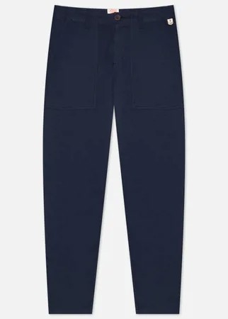 Мужские брюки Armor-Lux Heritage Brushed Canvas Carrot, цвет синий, размер 42