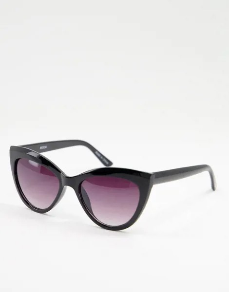 Черные солнцезащитные очки «кошачий глаз» Accessorize Ava-Черный цвет
