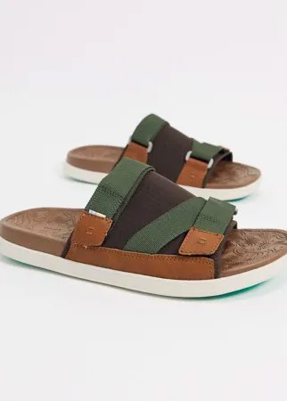 Зеленые шлепанцы Toms-Зеленый цвет