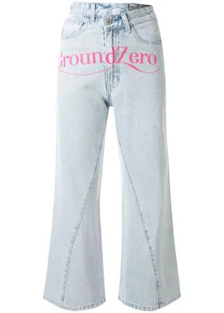 Ground Zero укороченные джинсы с завышенной талией