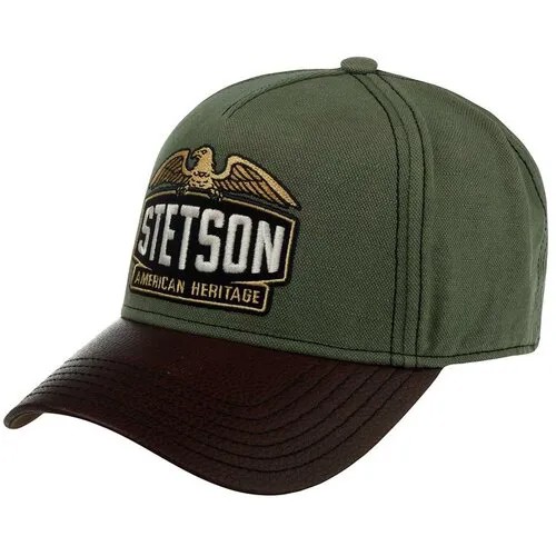 Бейсболка STETSON, размер OneSize, зеленый