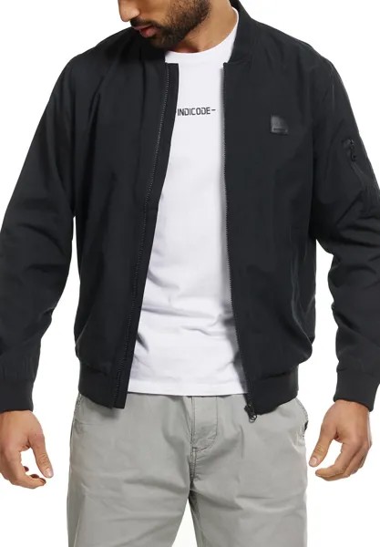 Куртка-бомбер Übergangs Maxim INDICODE JEANS, черный
