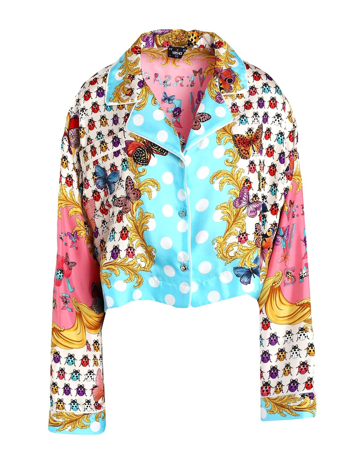 Рубашка Versace, слоновая кость