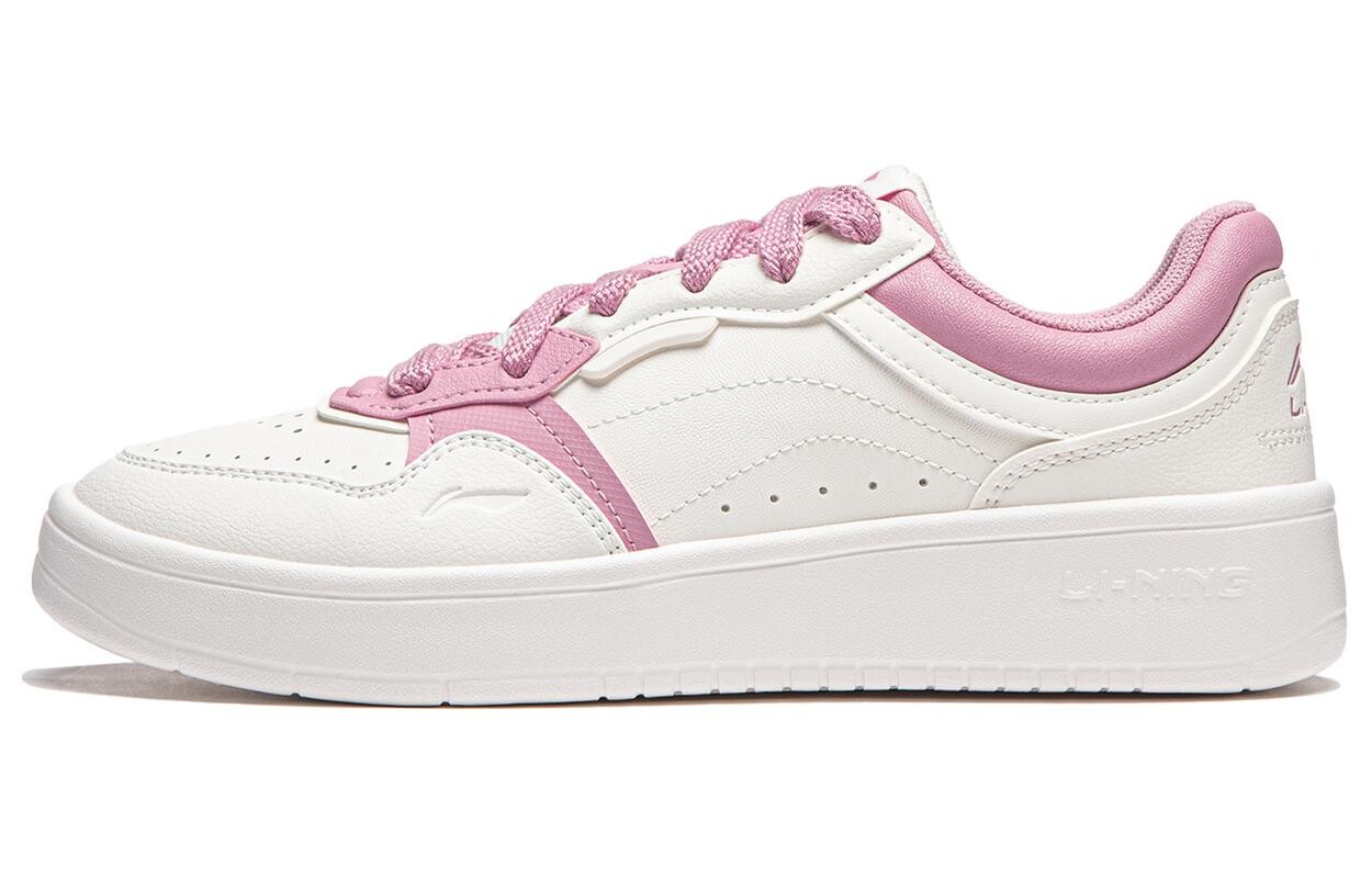 Кроссовки LINING Line 2.0 At The Beginning Skateboarding Shoes Women's Low-top Cloud White/tulle Powder, белый
