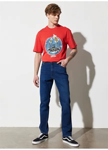 Узкие зауженные мужские джинсовые брюки с низкой талией Wrangler