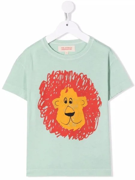 The Animals Observatory tiger-print short-sleeve T-shirt