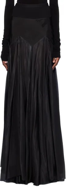 Черная длинная юбка Divine Rick Owens