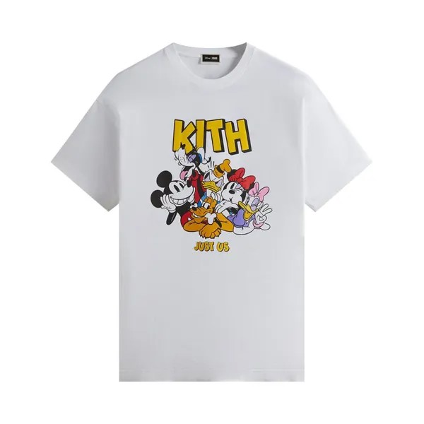 Футболка Kith For Mickey & Friends It's All Love Vintage 'White', белый