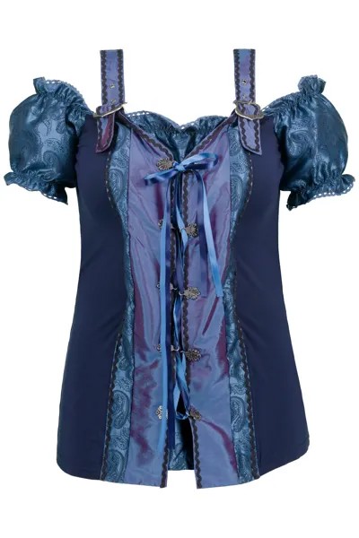Традиционная блузка Ulla Popken, синий