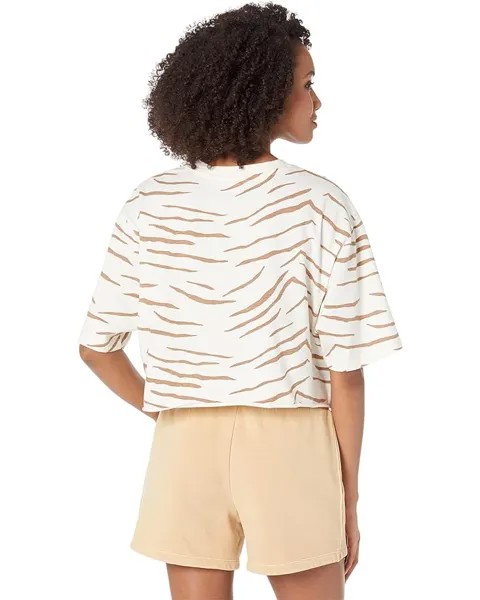 Футболка RVCA Test Drive Crop Tee, цвет Wood