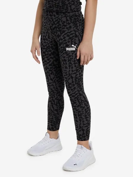 Легинсы для девочек PUMA Ess, Черный