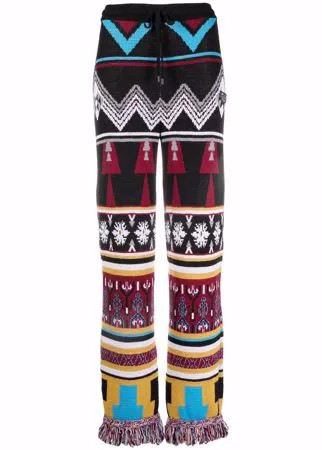 Philipp Plein шерстяные спортивные брюки Navajo с бахромой