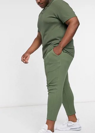Джоггеры скинни цвета хаки от комплекта ASOS DESIGN Plus-Зеленый цвет