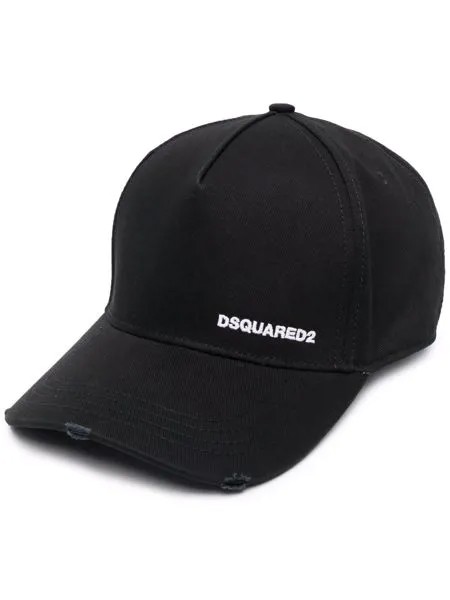 Dsquared2 шестипанельная кепка с вышитым логотипом