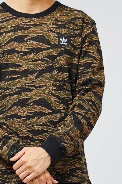 Adidas Originals Thermal AOP Камуфляжная футболка с длинными рукавами ClimaLite Top New