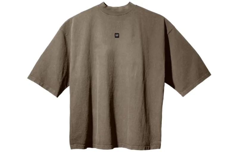 Футболка Balenciaga X унисекс коричневая Yeezy, коричневый