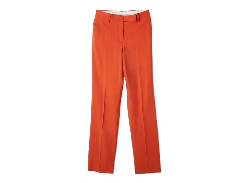 Классические женские брюки Salvatore Ferragamo, оранжевый