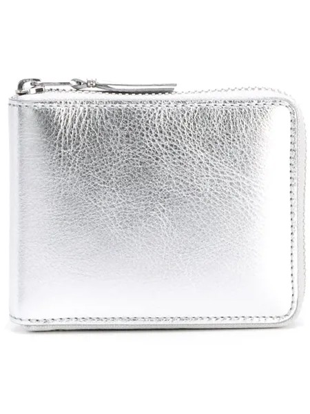 Comme Des Garçons Wallet кошелек на молнии с отделкой металлик