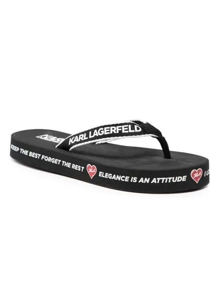 Шлепанцы KL81001s KARL LAGERFELD Черный 36;37 EU