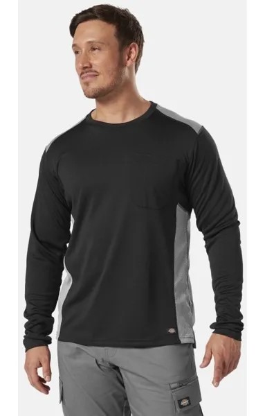 Лонгслив Dickies L/S Performance Temp IQ365 Tee, черный